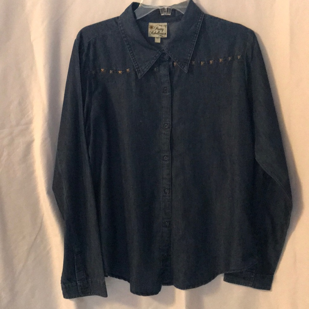 Women’s Chambray Shirt by Pretty Rebellious
